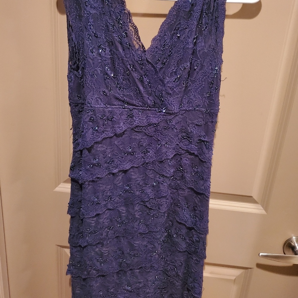 Navy Blue Cocktail Dress